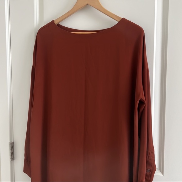 Aritzia Babaton Dafford Dress - Rust (XS) - Picture 2 of 11